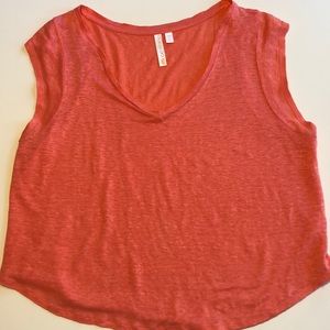 C&C California Pink Scoop Neck T-shirt